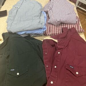 Lot of (6) Vintage button down shirts